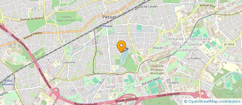 localisation de l'entreprise BELEAUDIS  PESSAC