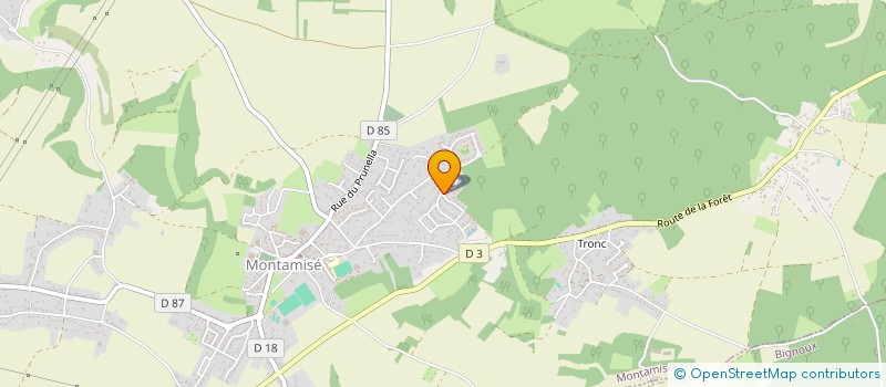 localisation de l'entreprise BELEDA  MONTAMISE