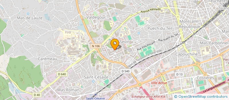 localisation de l'entreprise BELEDEL IMMO  NIMES