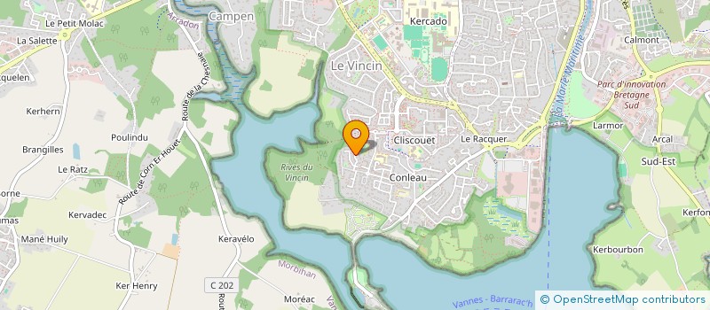 localisation de l'entreprise BELEGO à VANNES