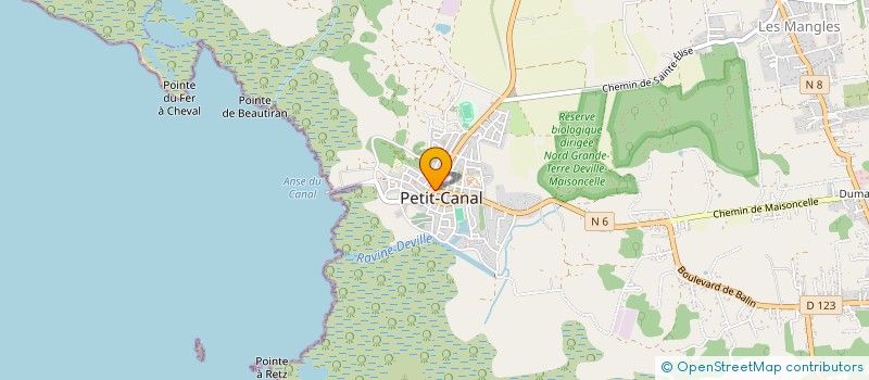localisation de l'entreprise BELEGWO  PETIT-CANAL