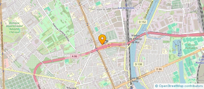 localisation de l'entreprise BELEL TRANS  VITRY-SUR-SEINE