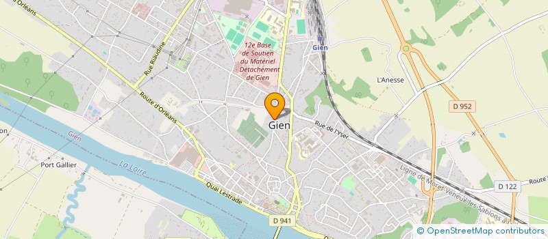 localisation de l'entreprise BELEM  GIEN