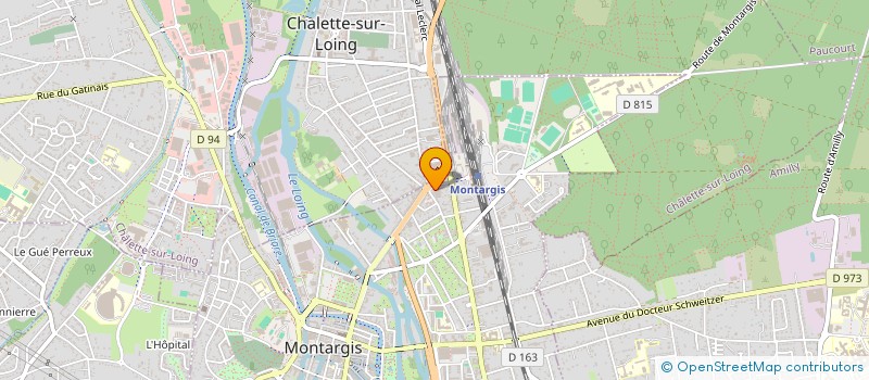 localisation de l'entreprise BELEM  MONTARGIS