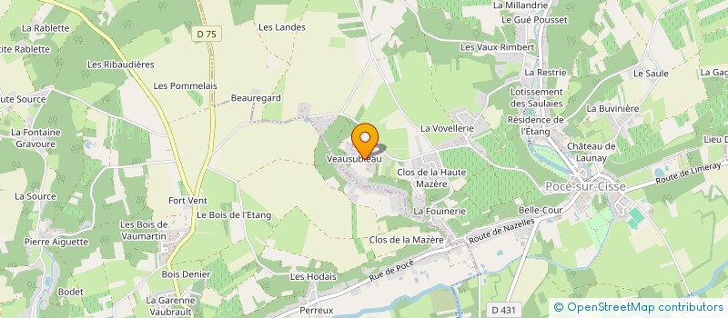 localisation de l'entreprise BELEM-BOIS  POCE-SUR-CISSE