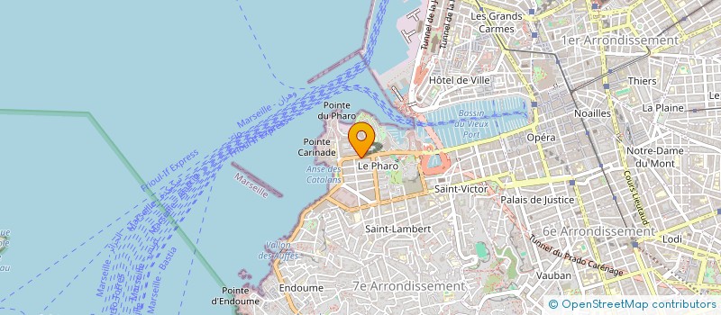 localisation de l'entreprise BELEM LES CHANTIERS REUNIS  MARSEILLE