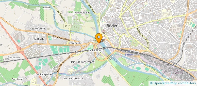 localisation de l'entreprise BELEN à BEZIERS