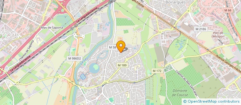 localisation de l'entreprise BELEN INVEST à LATTES