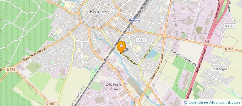 localisation de l'entreprise BELEN KINE SCM à BEAUNE
