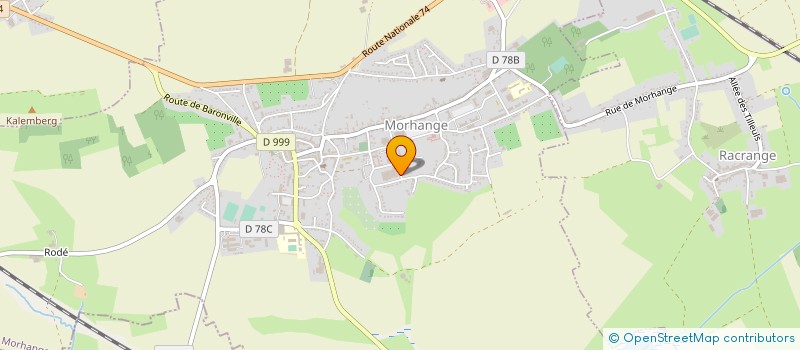 localisation de l'entreprise BELEN PEINTURES  MORHANGE