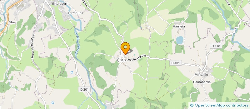 localisation de l'entreprise BELENA  UHART-CIZE