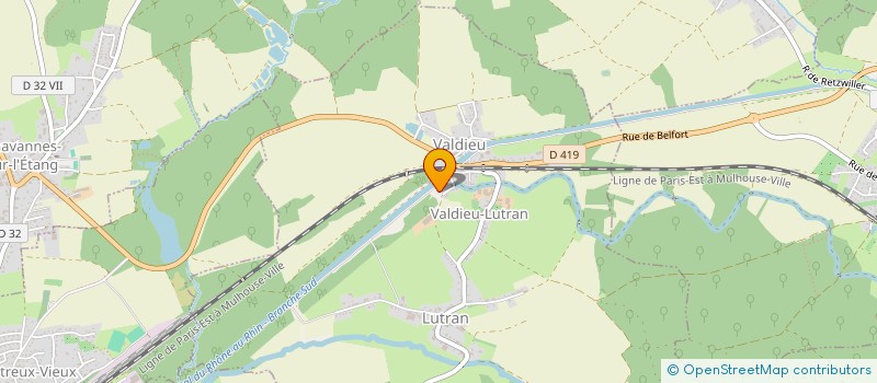localisation de l'entreprise BELENA  VALDIEU-LUTRAN