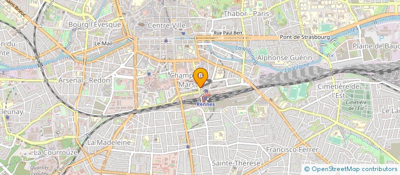 localisation de l'entreprise BELENE à RENNES