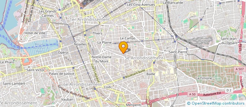 localisation de l'entreprise BELENOS ART à MARSEILLE