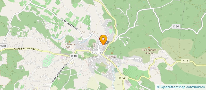 localisation de l'entreprise BELERIAND CONSULTING à ROGNES