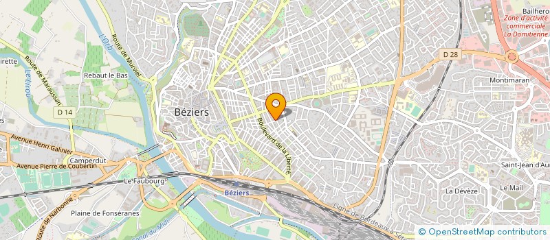 localisation de l'entreprise BELESIA à BEZIERS