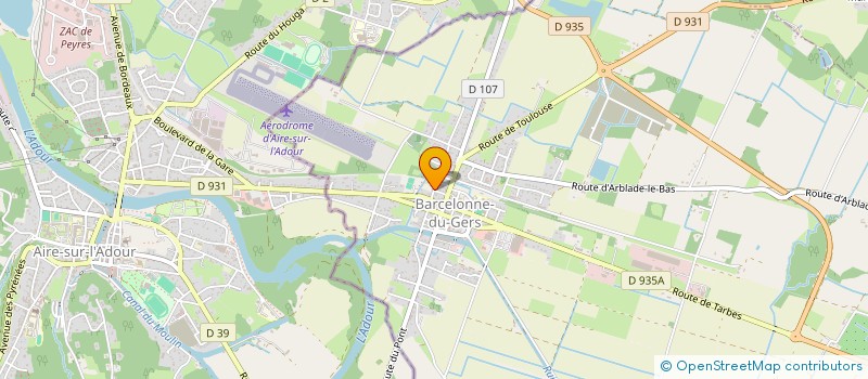localisation de l'entreprise BELESTIN  BARCELONNE-DU-GERS