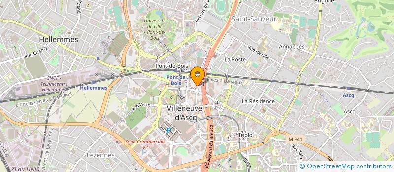 localisation de l'entreprise BELETTE ACADEMIE à VILLENEUVE-D'ASCQ