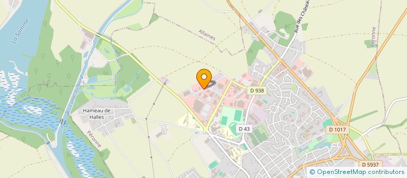 localisation de l'entreprise BELEVE  PERONNE