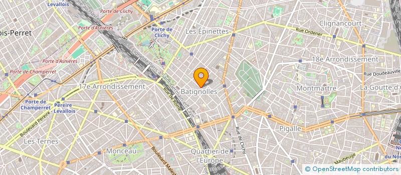 localisation de l'entreprise BELEVEDERE-CONTIS à PARIS