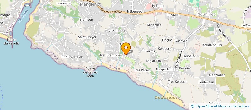 localisation de l'entreprise BELEZA BREIZH  PLOUHINEC