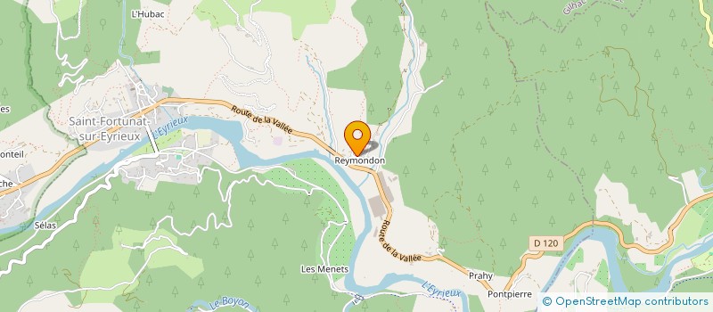 localisation de l'entreprise BELEZY INDIVISION  SAINT-FORTUNAT-SUR-EYRIEUX