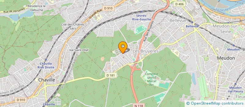localisation de l'entreprise BELFA à SEVRES