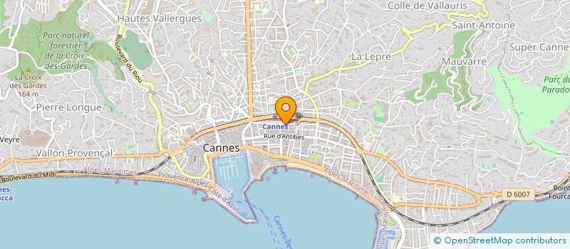 localisation de l'entreprise BELFAST LINEN EURL à CANNES