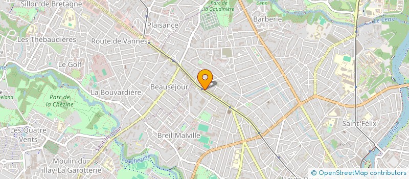 localisation de l'entreprise BELFLEURS à NANTES
