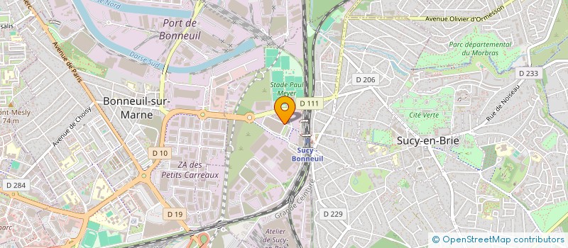 localisation de l'entreprise BELFOR (FRANCE) REHABILITATION  SUCY-EN-BRIE