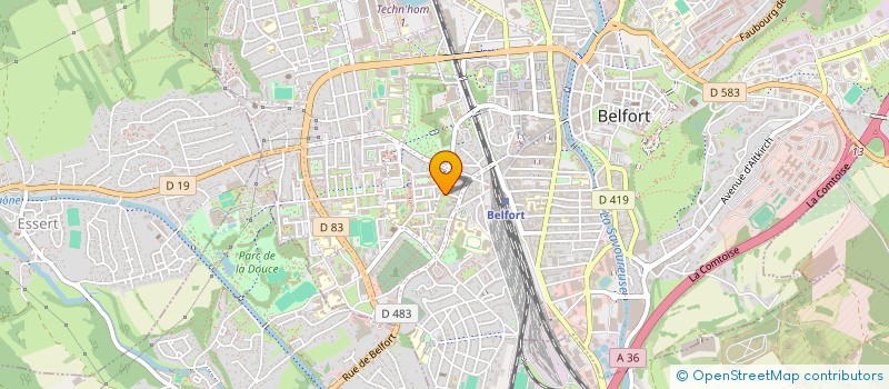 localisation de l'entreprise BELFORNOT à BELFORT