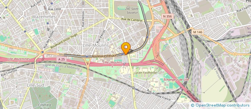 localisation de l'entreprise BELFORT  LILLE