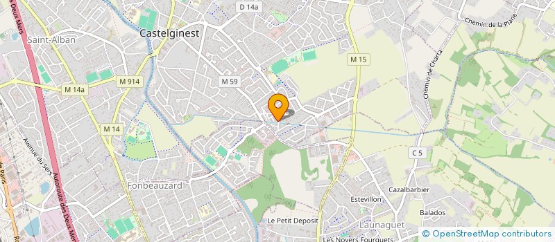 localisation de l'entreprise BELFORT  CASTELGINEST