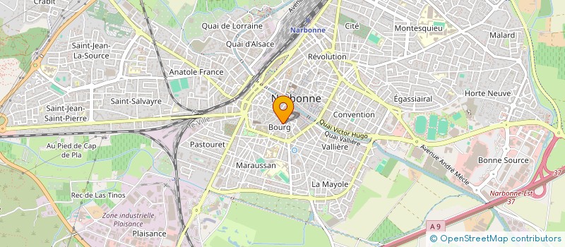 localisation de l'entreprise BELFORT  NARBONNE