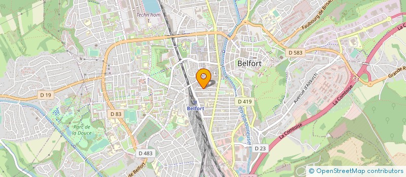 localisation de l'entreprise BELFORT ASSURANCES à BELFORT