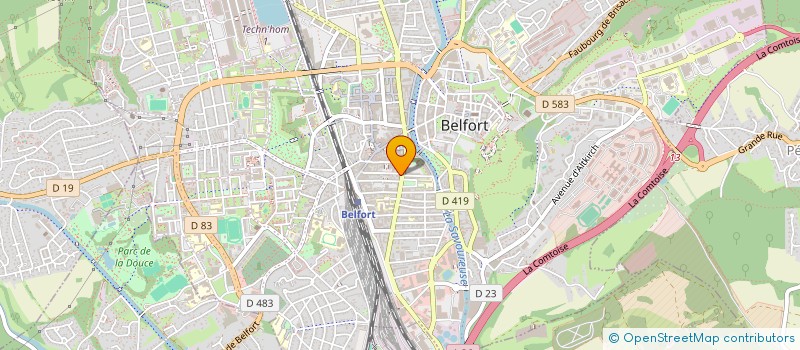 localisation de l'entreprise BELFORT OCCAZ à BELFORT