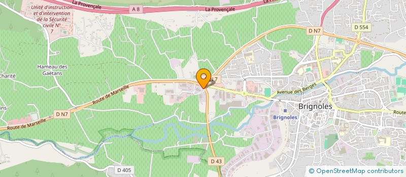 localisation de l'entreprise BELG à BRIGNOLES
