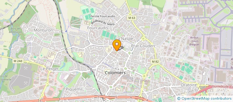 localisation de l'entreprise BELGA ASSISTANCE SECURITE à COLOMIERS