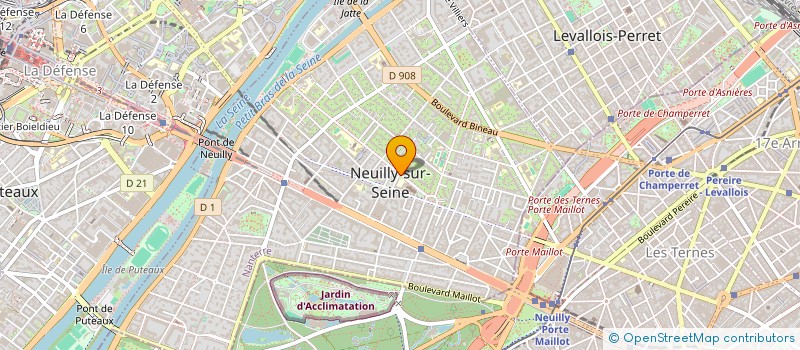 localisation de l'entreprise BELGA COMMERCE à NEUILLY-SUR-SEINE