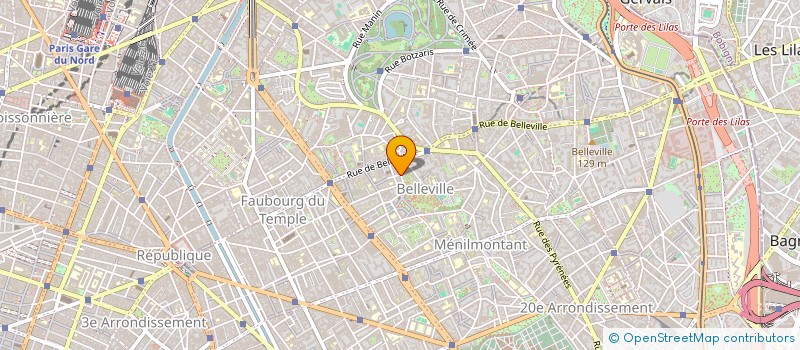 localisation de l'entreprise BELGA SNACK  PARIS