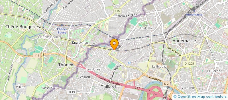 localisation de l'entreprise BELGA - TUNE  GAILLARD