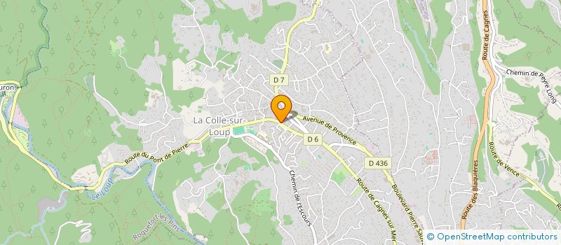 localisation de l'entreprise BELGACEM & CO  LA COLLE-SUR-LOUP