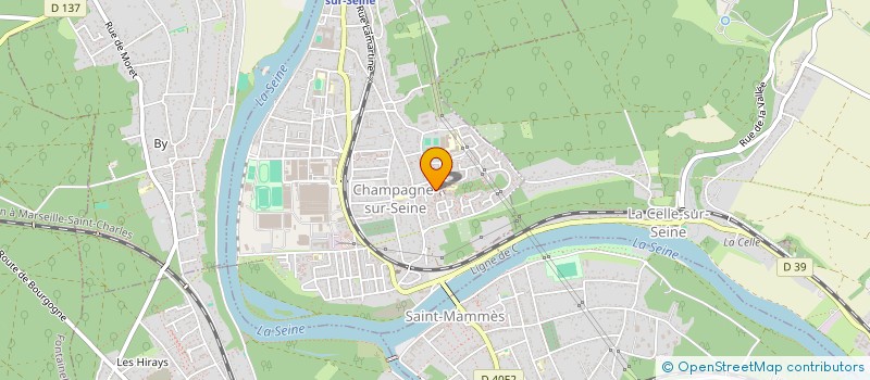 localisation de l'entreprise BELGACEM RENOVATION  CHAMPAGNE SUR SEINE