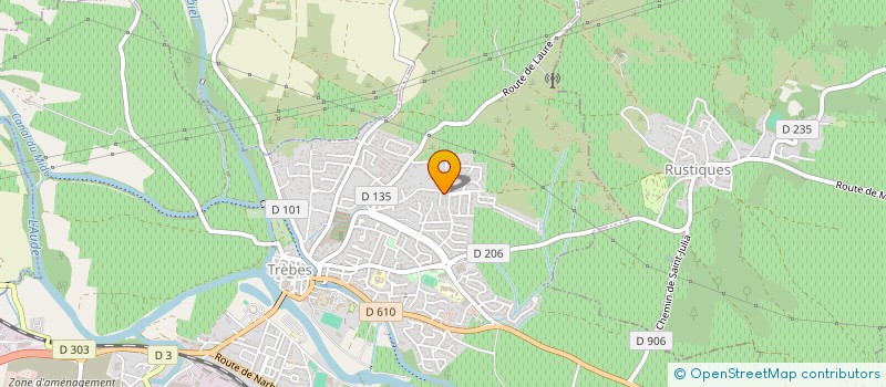 localisation de l'entreprise BELGHAZI à TREBES
