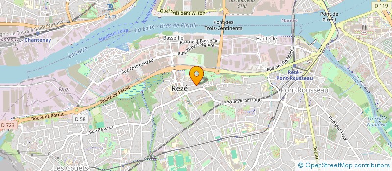 localisation de l'entreprise BELGHOLDING à REZE