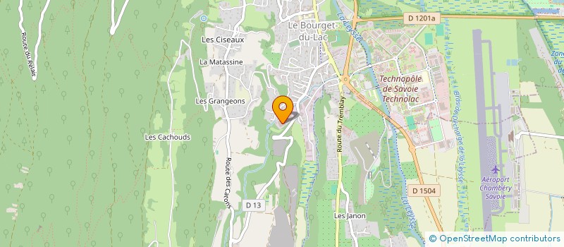 localisation de l'entreprise BELGRADE  LE BOURGET-DU-LAC