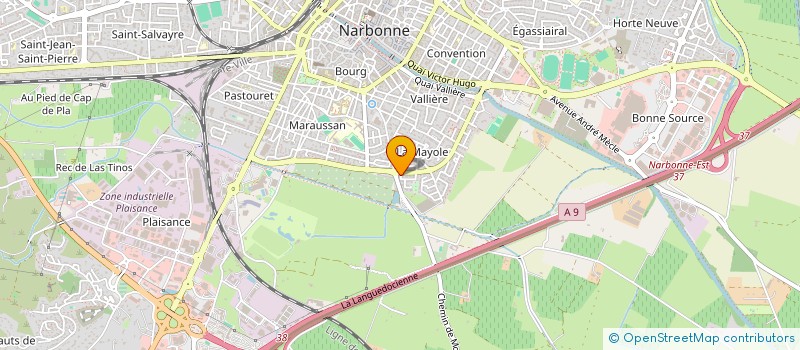 localisation de l'entreprise BELGRADE à NARBONNE