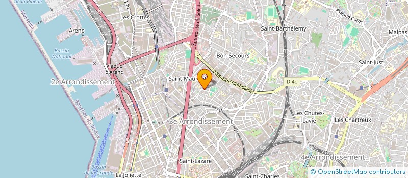 localisation de l'entreprise BELGRAIN à MARSEILLE