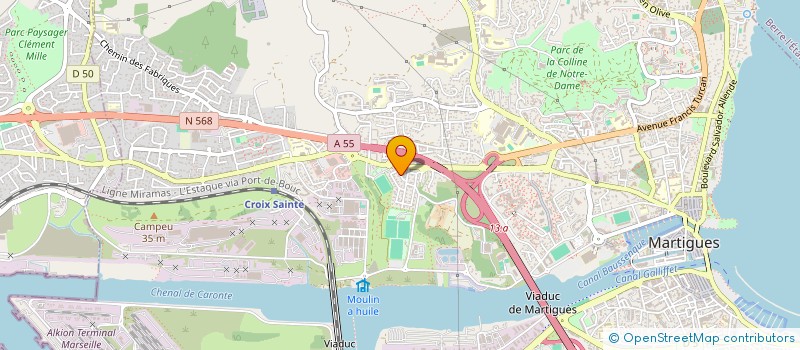 localisation de l'entreprise BELGREEN  MARTIGUES