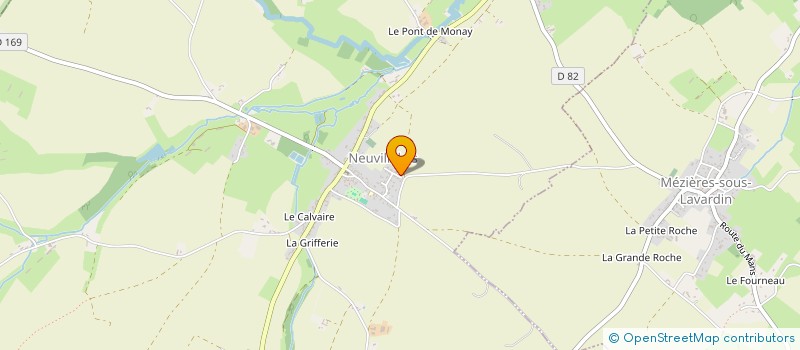 localisation de l'entreprise BELH  NEUVILLALAIS